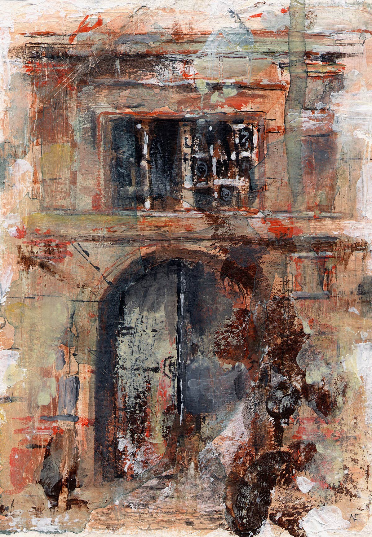 Chateau du Sirey III 17 x 12 cm