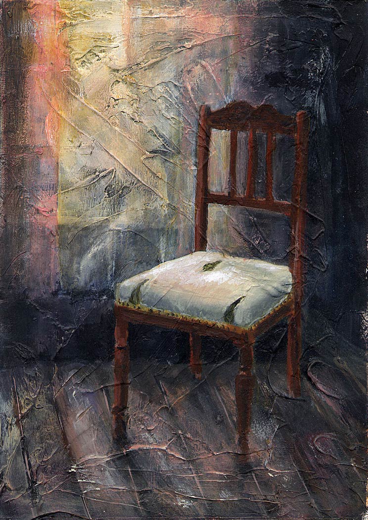 Louise's Chair II 18 x 12.5 cm